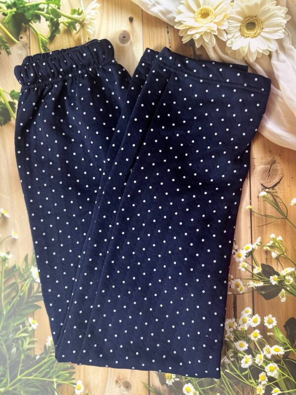 INAM FASHIONS- Navy blue-Casual Stretchable Pant