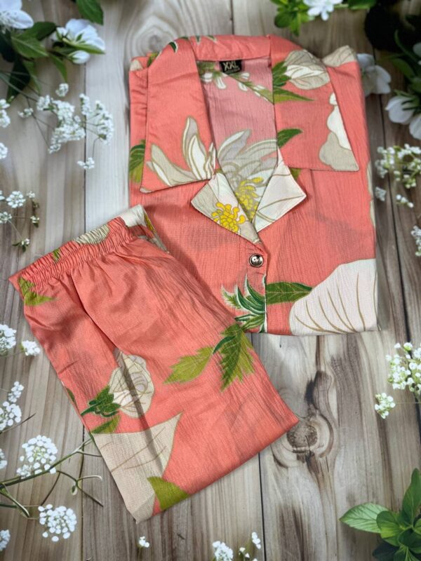 INAM FASHIONS - Orange Trendy Popcorn Co-ord Sets